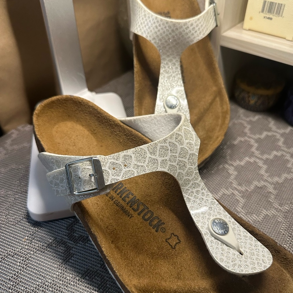 Birkenstock White Sandals